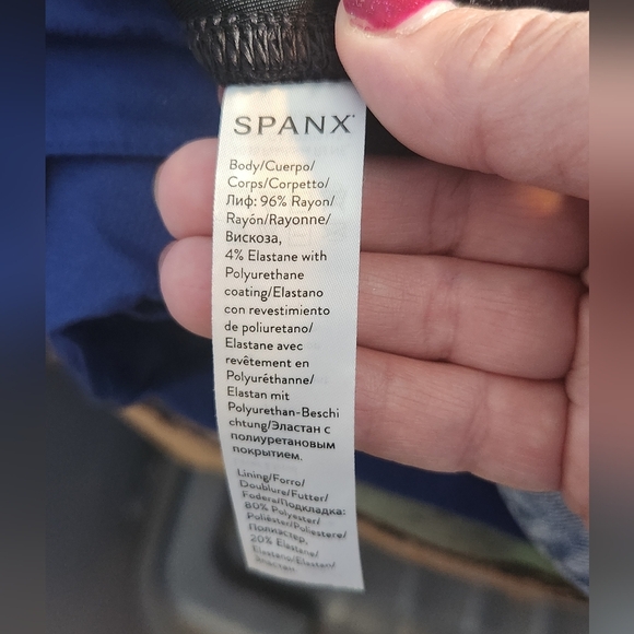 SPANX Black Women's Faux Leather Jogger - Picture 7 of 7